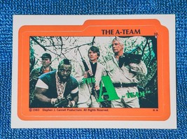 Retro 1983 Topps The A-Team Collectors Sticker 2 VG - £1.27 GBP