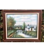 CHARLOTTE MANNING Original MID CENTURY MODERN IMPRESSIONIST LARGE OIL / ... - $684.17 CAD
