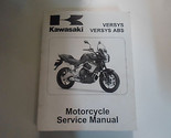 2010 Kawasaki Versys ABS Servizio Riparazione Negozio Manuale Vetrata Da... - $44.99