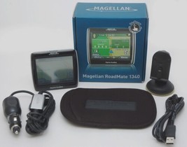 Magellan RoadMate 1340 T Car Portable GPS Navigator System US/Canada Map TRAFFIC - £26.26 GBP