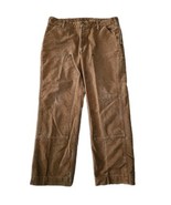 Carhartt Double Knee Carpenter Pants Womens 14 Reg Relaxed Fit Brown 100... - $23.75