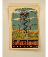 Vintage Big Walker Lookout Virginia Sticker Car Decal Travel Souvenir KG JD - $9.89