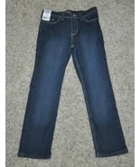 Girls Jeans Skinny Lee Blue Adjustable Waist Denim Plus Straight Leg-sz ... - £12.46 GBP