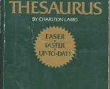 Webster&#39;s New World thesaurus Laird, Charlton Grant - $2.93