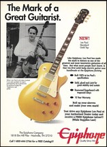 Epiphone Les Paul Standard Gold Top guitar 1993 advertisement 8 x 11 ad print - £3.31 GBP