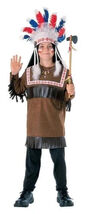 RUBIE'S CHEROKEE WARRIOR NATIVE AMERICAN COSTUME BOYS SIZE LARGE 11168 - $27.60 RUBIE'S CHEROKEE WARRIOR NATIVE AMERICAN COSTUME BOYS SIZE LARGE 11168 - $27.60