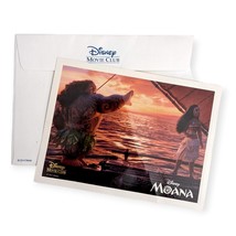 Moana and Maui Disney Movie Club Lithograph - $4.90