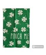 St. Patrick&#39;s Day Garden Flag 12x18 Green Shamrock Leaf Clover Irish Pin... - £7.80 GBP