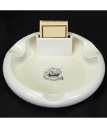 Commodore Hotel Lenox Ashtray NYC Art Deco w/Match Holder 1935-1953 USA - $71.53