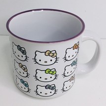 Hello Kitty Mug Coffee Tea Kitty Faces with Multi-Color Bows!! NEW!! 20oz - £13.26 GBP