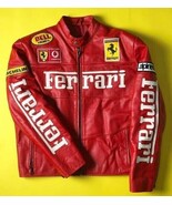 Ferrari Racing Leather Jacket Vintage RARE 2004 WORLD CHAMPION Racing Ja... - $154.40