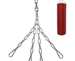 Yes4All Punching Bag Hanger, Stainless Steel Swivel Chain with 4 Snap Ho... - £15.14 GBP