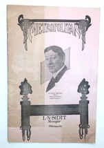 1914 Metropolitan Theatre Antique Program De Wolf Hopper Minneapolis MN - £15.75 GBP