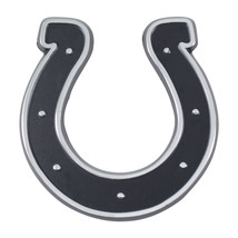 Indianapolis Colts Auto Emblem Premium Metal Chrome - $660.98 MXN