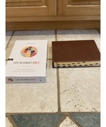 NKJV LIFE IN CHRIST BIBLE INDEXED BROWN BONDED LEATHER RED LETTER - €50,42 EUR