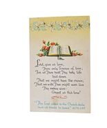 Postcard Lord Give Us Love Acts 2:47 Confirmation Religious Chrome Posted - $6.88 CAD