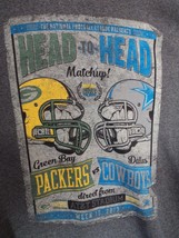 2013 NFL Head to Head Matchup Green Bay Packers vs Dallas Cowboys Shirt ... - £26.36 GBP