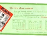 Telephony Replica Magazine Advertising Calendar Blotter 1929 - £13.91 GBP