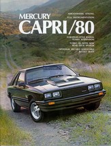 1980 Mercury CAPRI/RS/RS Turbo &amp; Ghia Prestige Color Sales Brochure -GREAT- Usa - £14.14 GBP