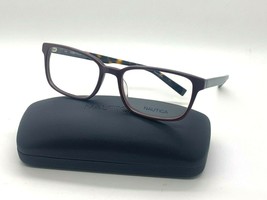New Nautica N 8144 610 BURGUNDY Eyeglasses 55-18-140MM /CASE - £37.95 GBP