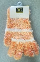 Tennessee Volunteers Ladies Fuzzy Orange &amp; White Gloves by Varsity Colors - £4.76 GBP
