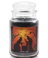 1 YANKEE CANDLE WITCHES BREW PATCHOULI-HALLOWEEN CLOVE SPICY WOODY LARGE... - £23.58 GBP