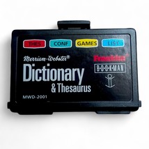 Franklin Bookman Cartridge Dictionary Merriam-Webster Model MWD-2001 - $29.69