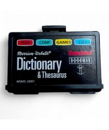 Franklin Bookman Cartridge Dictionary Merriam-Webster Model MWD-2001 - $542.28 MXN