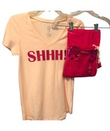 American Heritage PJ set Short Sleeve Top and Long Pant New NWT Sz S Bundle - $24.61 CAD