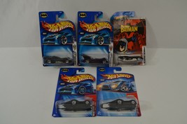 Hot Wheels Batmobile Batman First Editions Diecast Car Lot of 5 New On Card - £27.39 GBP