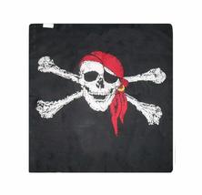 K&#39;s Novelties Wholesale Lot 3 22&quot;x22&quot; Jolly Roger Pirate Redhat skull and bones  - £3.32 GBP