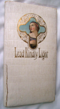 c1907 ANTIQUE LEAD KINDLY LIGHT BIBLE SCRIPTURE BOOK HAYES LITHO CO NEWMAN - $7.91