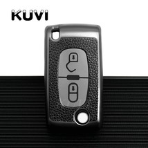 TPU Flip Folding Car Key Case Cover For  206 407 307 607 For  C2 C3 C4 C... - £34.17 GBP