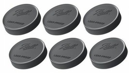 6 Regular MOUTH canning jar PLASTIC STORAGE LIDs Screw On Caps BALL 10812 - $32.11