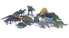 Lot of 15 Dinosaur Dragon Hard Plastic/Rubber Toy Mixed Brands Sizes Safari AAA+ - £21.09 GBP
