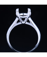 9 MM Rond Argent Massif 925 Solitaire Arrangement Semi Montage Fiançaill... - €34,98 EUR