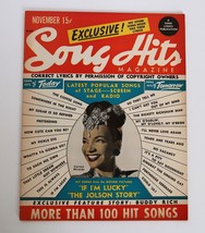 Vtg Song Hits Magazine November 1946 Carmen Miranda Jolson Story Buddy Rich - $14.99