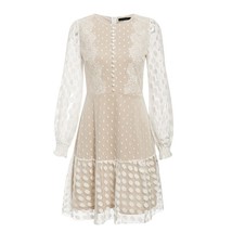 Foridol Spring   Dresses Women Vintage Embroidery Polka Dot Short Party Dress El - £93.18 GBP