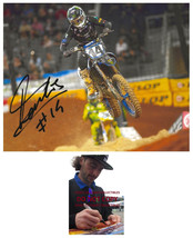 Dylan Ferrandis supercross motocross racer signed 8x10 photo COA proof a... - $98.99