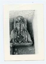 Skeleton in Grave Black and White Photo - £14.07 GBP