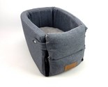 Cathpetic Dog Cat Small Pet Car Seat Gray Travel Vehicle Animal Bed  - £23.73 GBP
