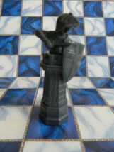 Harry Potter Wizard Chess Board Game - Black Rook Replacement Piece Part... - $9.17