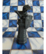 Harry Potter Wizard Chess Board Game - Black Rook Replacement Piece Part... - £7.21 GBP