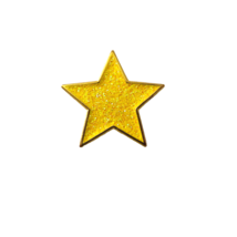 Yellow Glittery Star Lapel Hat Pin - £7.87 GBP