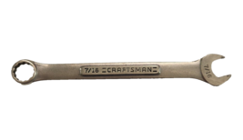 Vintage Craftsman 7/16&quot; Combination Wrench 12 Point VA Series 44694 USA - $9.49