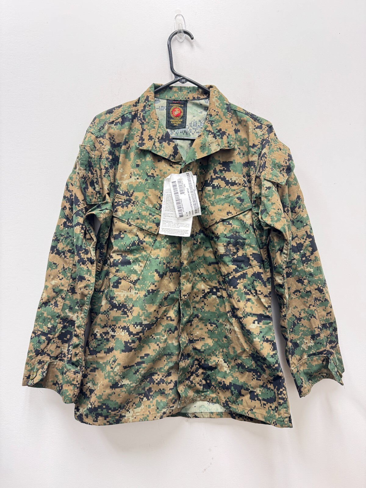 NEW GENUINE USMC WOODLAND  MARPAT CAMOUFLAGE MCCUU BLOUSE SHIRT - SMALL ... - $45.00