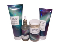Bath and Body Works Northern Brights Eucalyptus Pine 4 Piece Body Care Set - £39.86 GBP