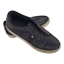 DC Mens Washed Black Textile Anvil TX LE Low Top Trainer Skateboard Shoes Size 8 - £27.48 GBP