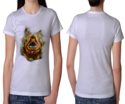 illuminati One eye Symbol White Cotton t-shirt Tees For Women - $14.53+