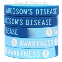 5 of Addison&#39;s Disease Wristbands Awareness Bracelets Adrenal Insufficiency - €8,46 EUR
